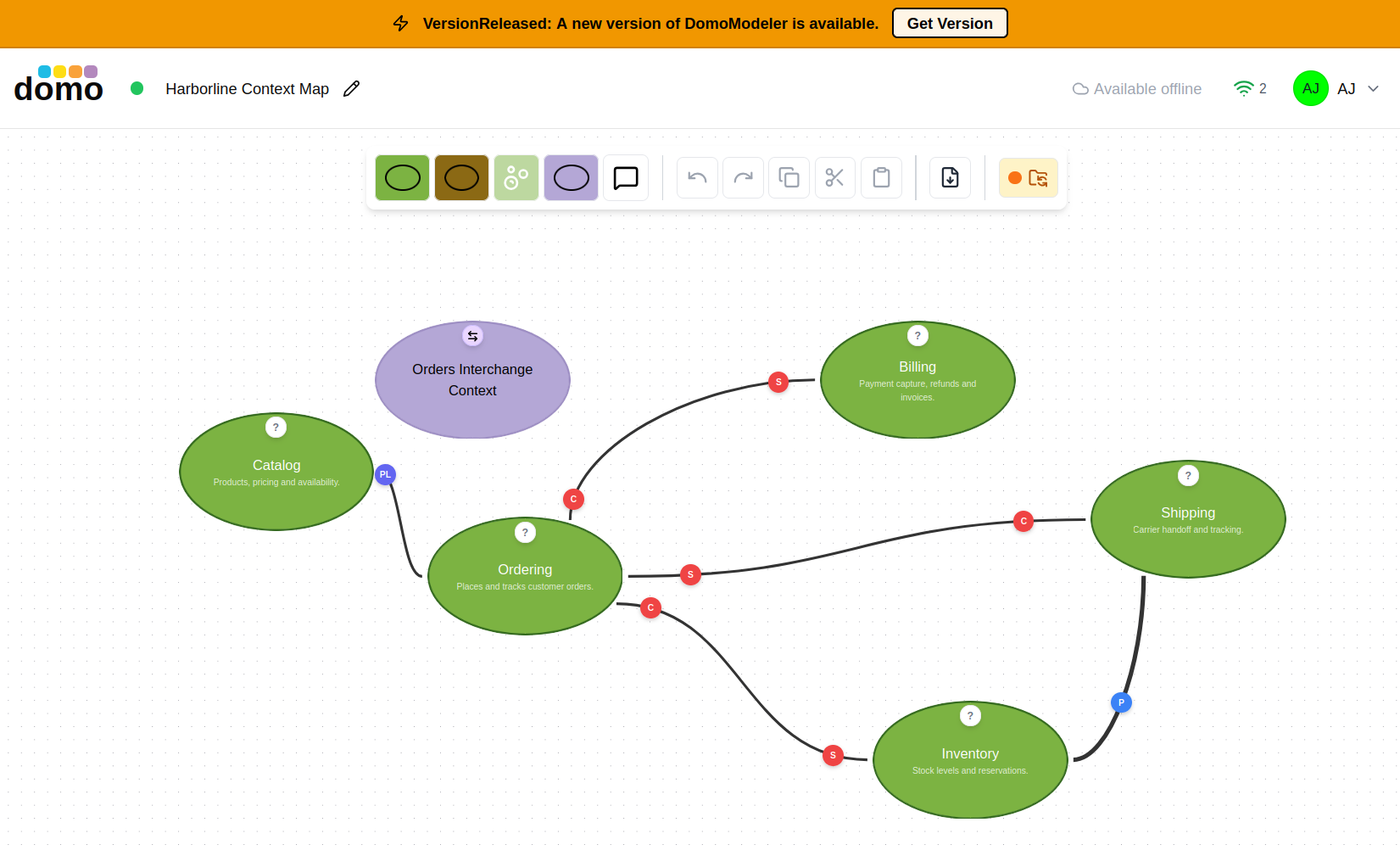 The VersionReleased...Get Version notification for your convenience and editing safety.