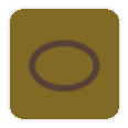 Brown ellipse